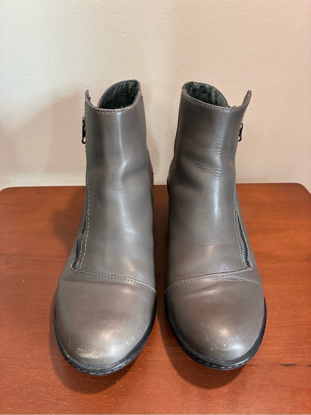 DANSKO Womens Billie Leather Ankle Boots Sz 40 Women’s Sz 9.5-10 Burnished Gray - Picture 4 of 14